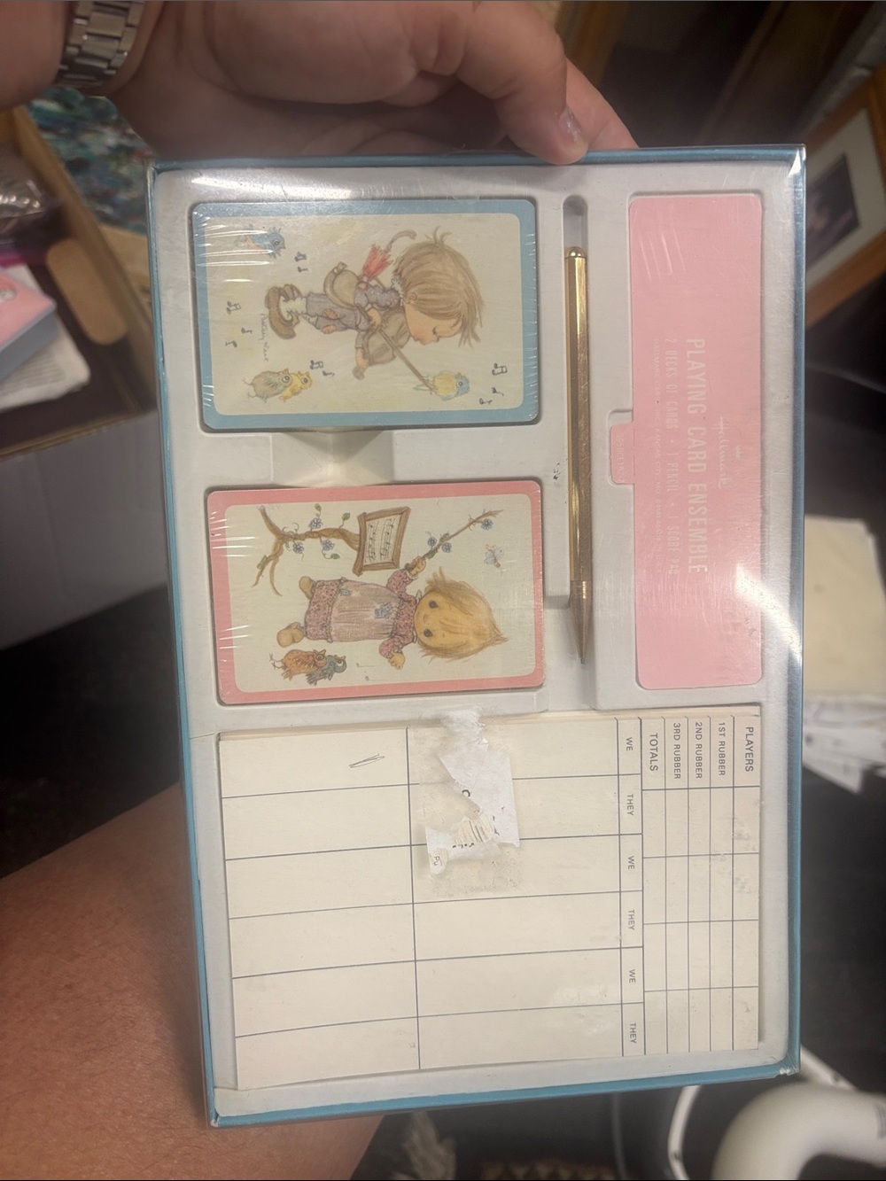 Precious moments antique card set